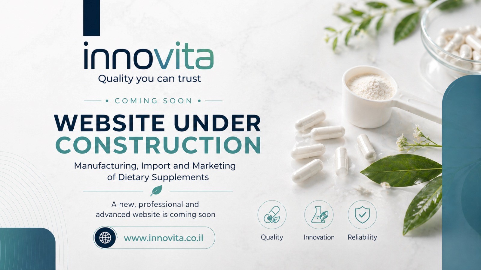Innovita — Quality You Can Trust — Coming Soon